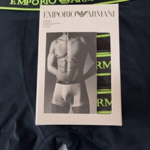 czarne bokserki Emporio Armani męskie.1