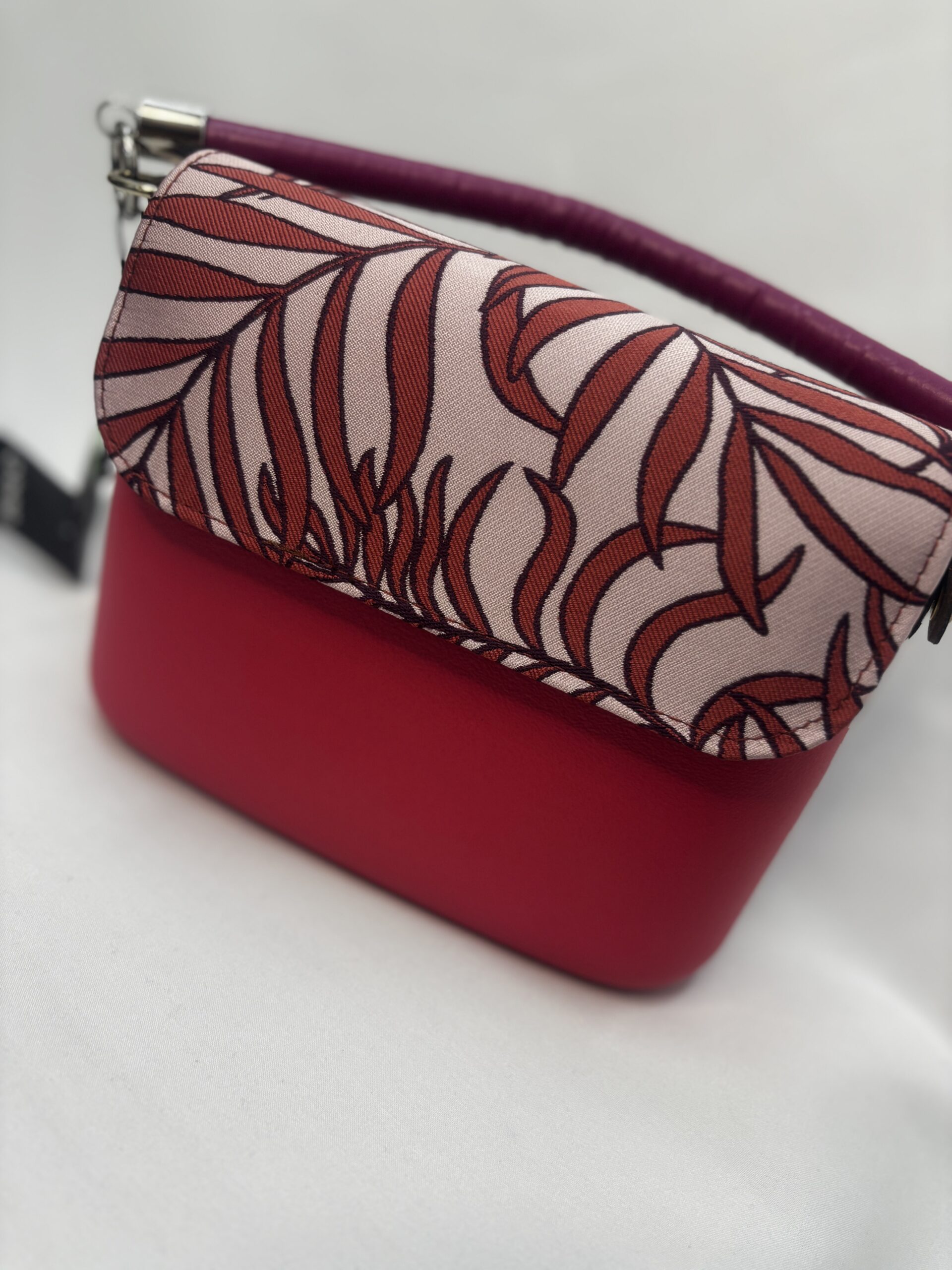 tył torebki O`bag damskiej różowej.4